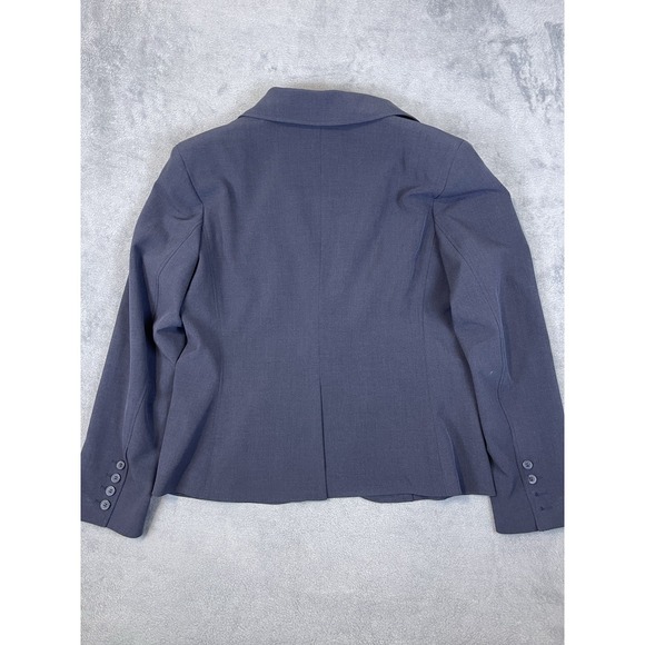 New York & Company Blazer Womens 14 Blue Navy Long Sleeve Double Button NWT - Picture 2 of 12